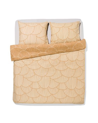 housse de couette 240x200/220 coton coquillages sable - 5720187 - HEMA