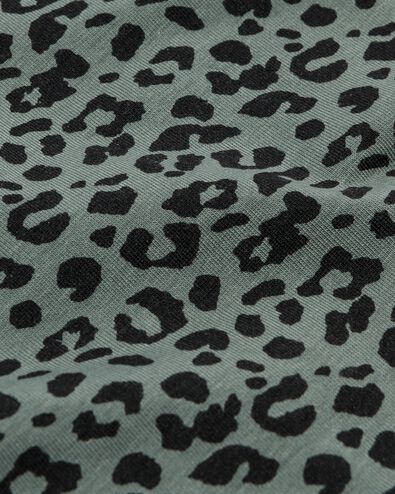 slip femme taille haute léopard vert foncé M - 19688842 - HEMA
