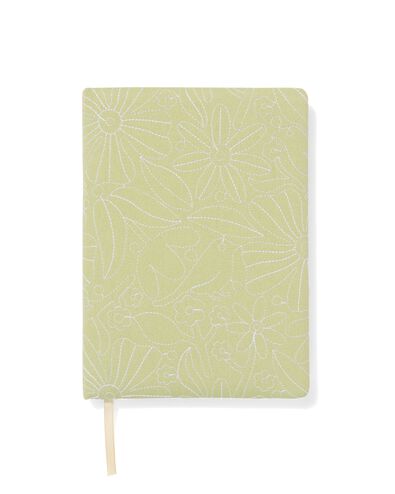carnet A5 lign&eacute; toile - 14170106 - HEMA