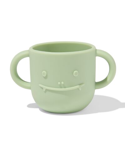 gobelet enfant 150 ml silicone monstre vert - 80650223 - HEMA