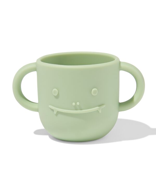 gobelet enfant 150 ml silicone monstre vert - 80650223 - HEMA