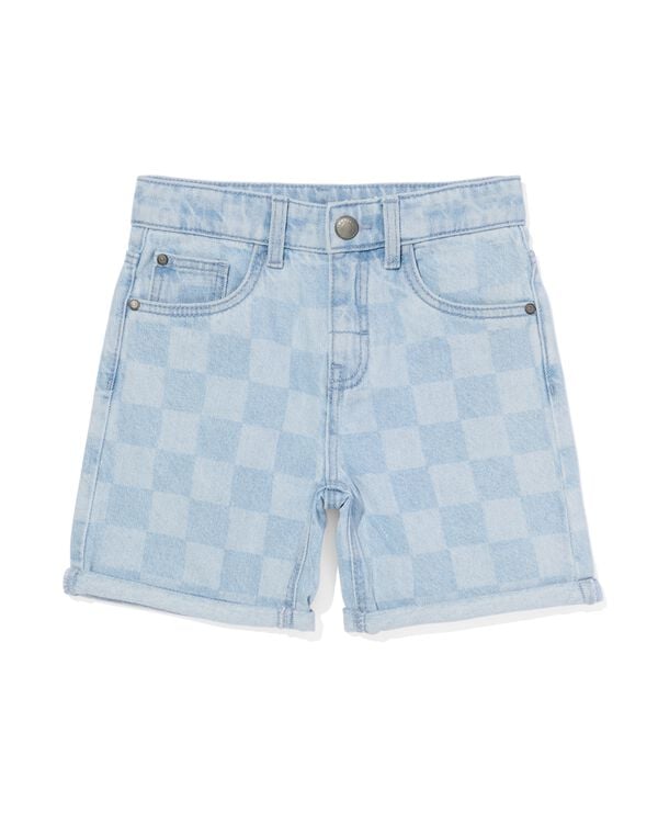 Kindershorts Karos blau blau - 30786707BLUE - HEMA