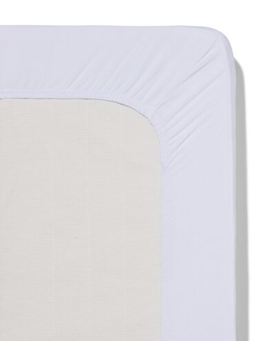 boxspring hoeslaken jersey 90x220 wit - 5180061 - HEMA