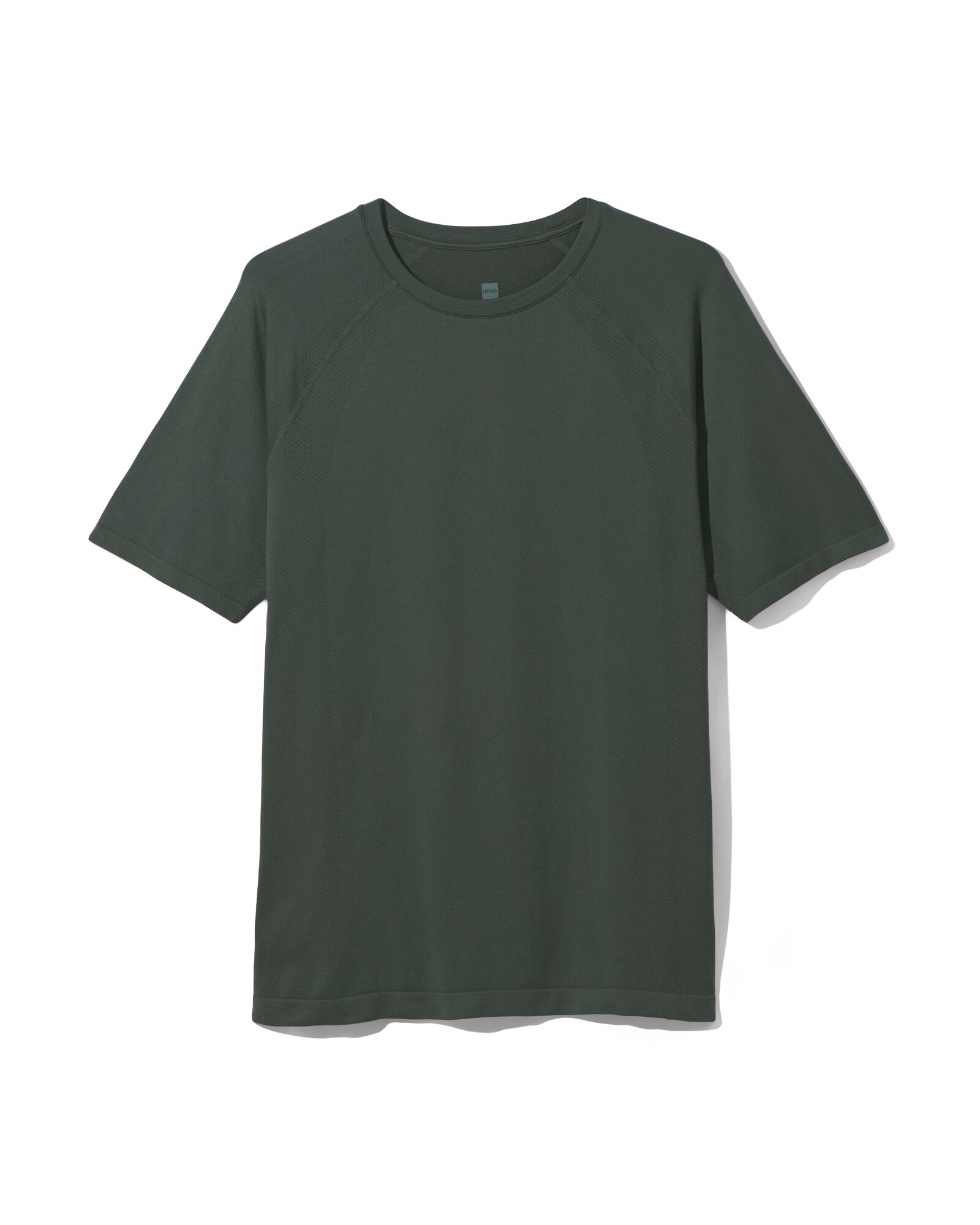 t-shirt de sport homme sans coutures vert vert - 36090236GREEN - HEMA