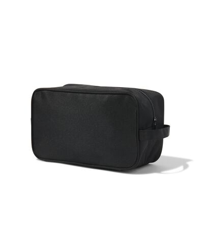 toilettas zwart 12x27x16 - 11890615 - HEMA