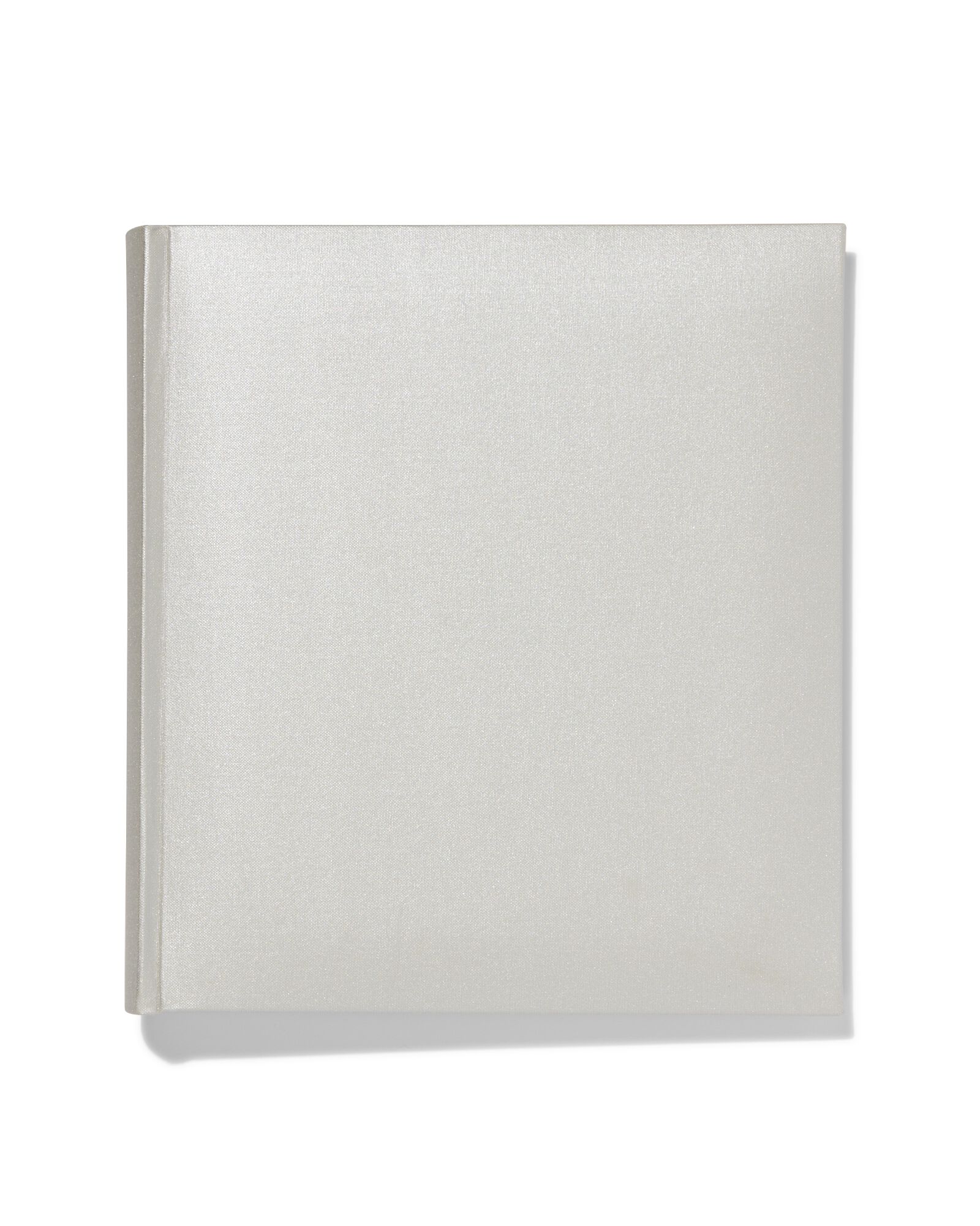 Fotoalbum, 32.5 x 29 cm, Leinen, silbern - 14633301 - HEMA