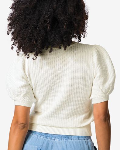 damestrui Franka structuur wit wit - 36208160WHITE - HEMA