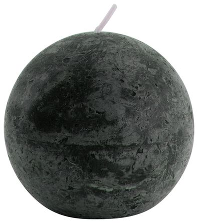 bougie ronde &Oslash;7.6cm vert fonc&eacute; - 13502766 - HEMA