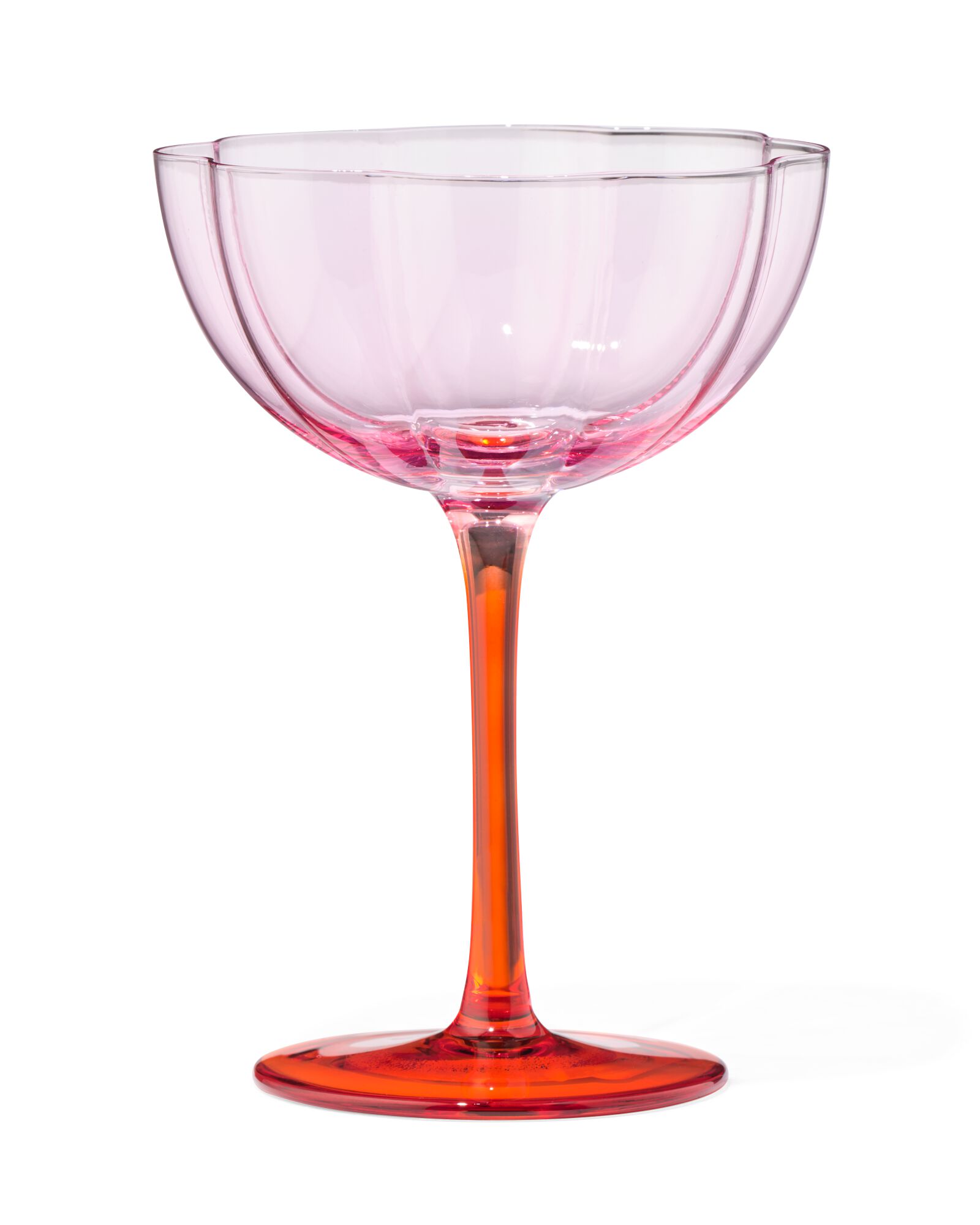 verre &agrave; pied 190 ml en forme de fleur - 61104506 - HEMA