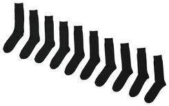 10 paires de chaussettes homme noir noir - 1000015065 - HEMA