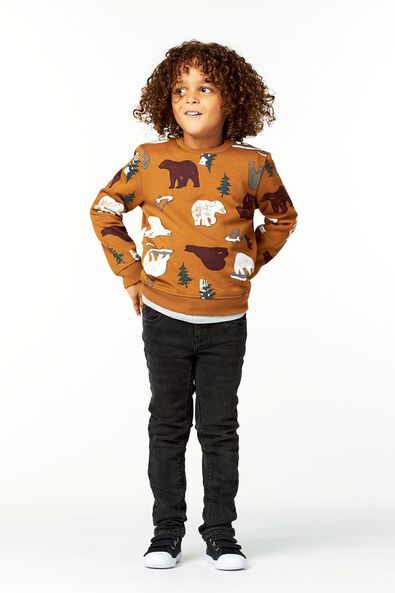 Kinder-Sweatshirt, Bären braun - 1000025865 - HEMA