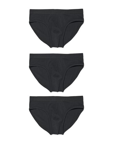 herenslips - 3 stuks zwart zwart - 1000010251 - HEMA