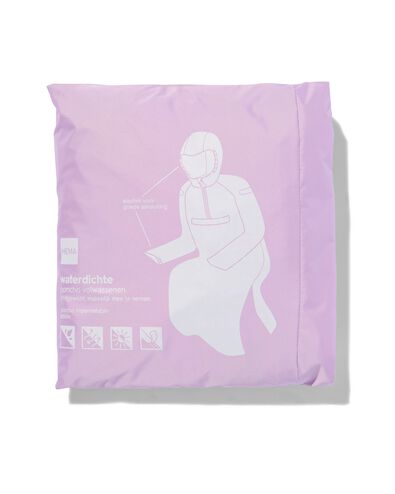 poncho de pluie pour adulte léger imperméable lilas M - 34440097 - HEMA