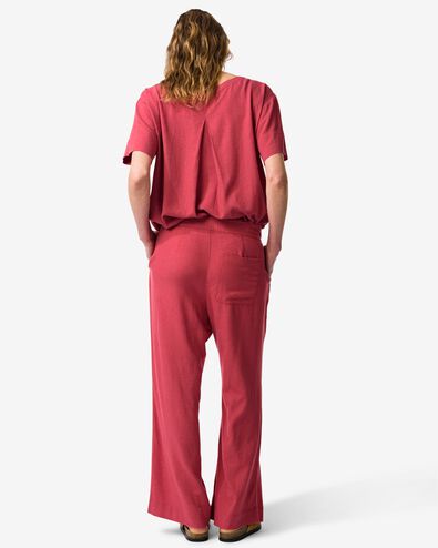 damesbroek Selma wijd rood - 36208120RED - HEMA