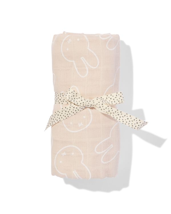 nijntje hydrofieldoek 110x110cm XL - 33306260 - HEMA