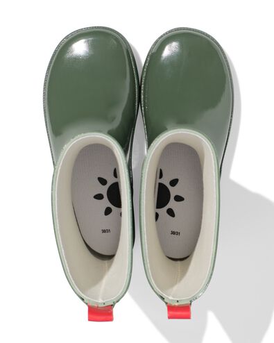 bottes de pluie enfant vert fonc&eacute; vert fonc&eacute; - 18440320DARKGREEN - HEMA