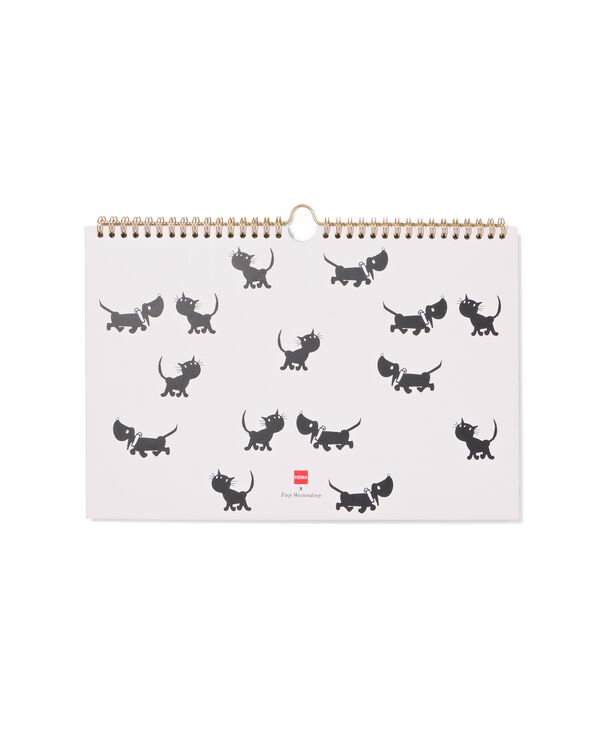 Takkie en Siepie familieplanner 31x21.8cm Takkie en Siepie papier - 14904700 - HEMA