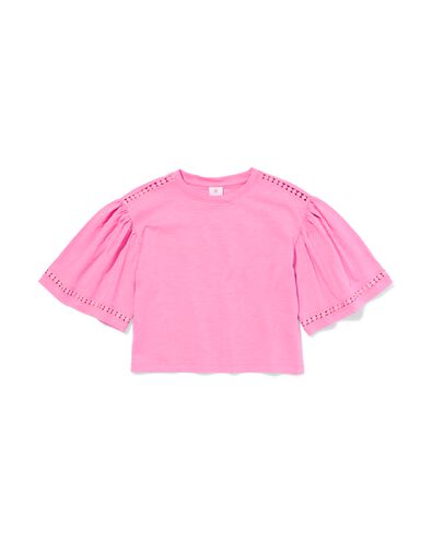 Kinder-T-Shirt, Jersey rosa rosa - 30845117PINK - HEMA