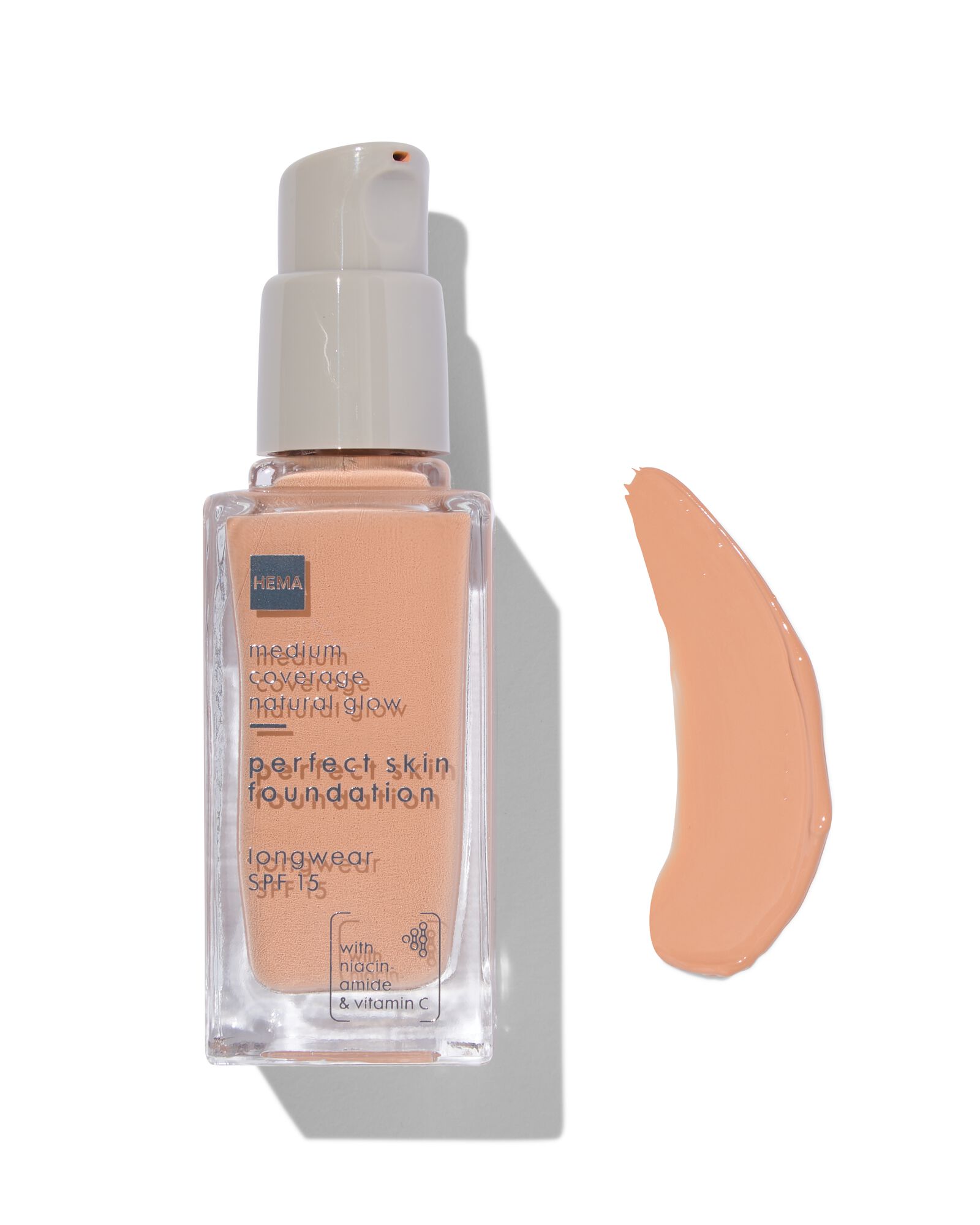 Perfect Skin Foundation, LSF 15, 07 Warm Neutral - 11290357 - HEMA