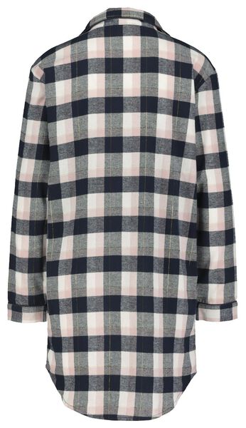 Damen-Nachthemd, Flanell rosa M - 23420902 - HEMA
