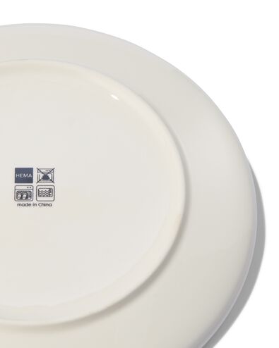 ontbijtbord - 20 cm - Rome - new bone - wit - 9602043 - HEMA