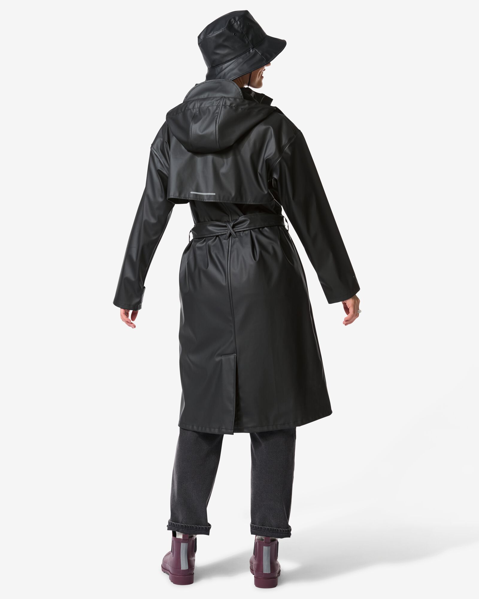 damesregenjas zwart - 34450610BLACK - HEMA