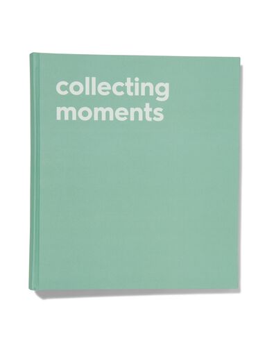 fotoboek 32.5x29 linnen groen - 14650202 - HEMA