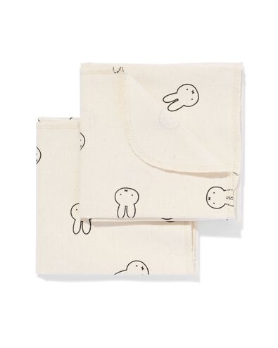 serviette en tissu Miffy - lot de 2 - 14250134 - HEMA