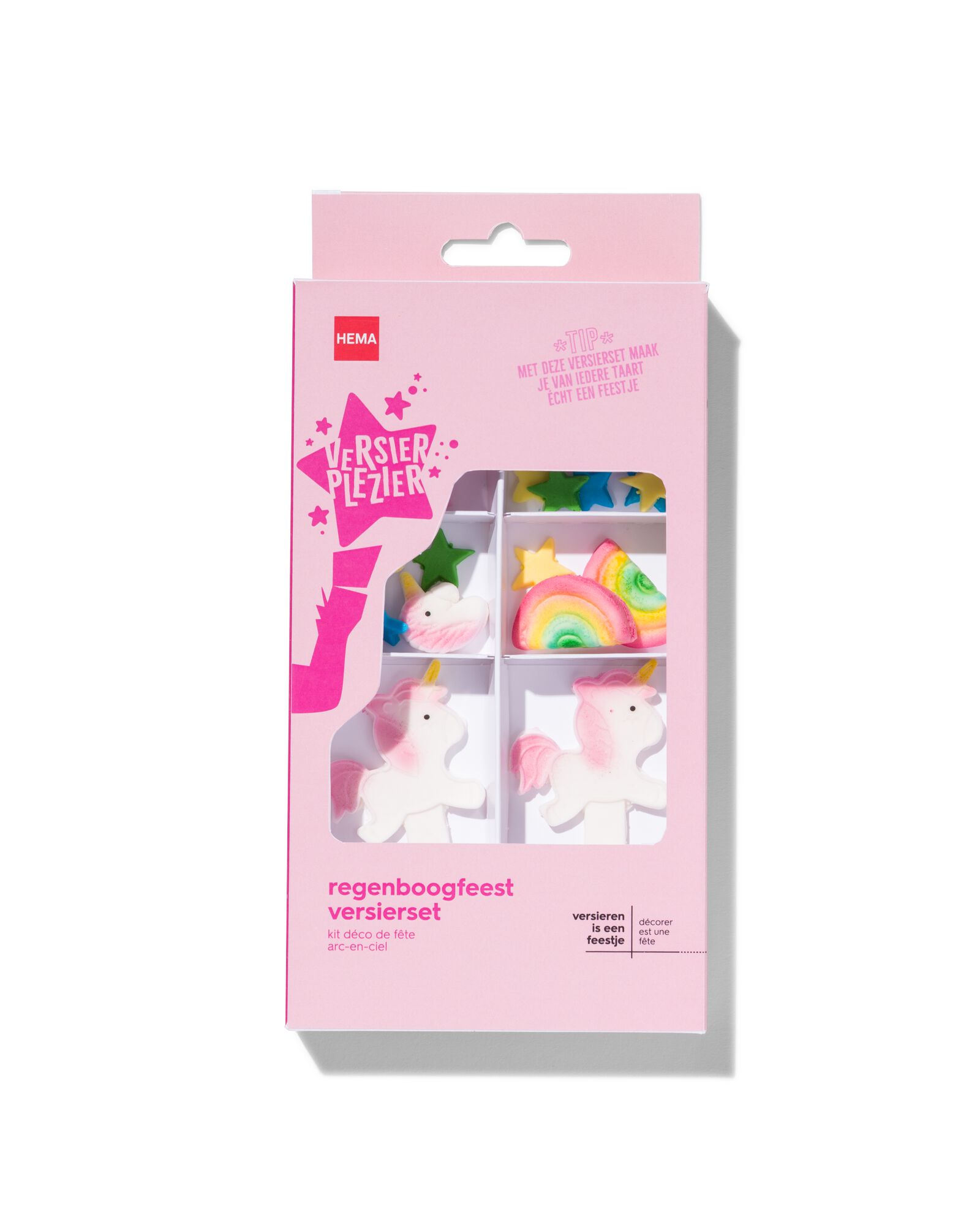 versierplezier eetbare versierset - regenboogfeest - 10280007 - HEMA