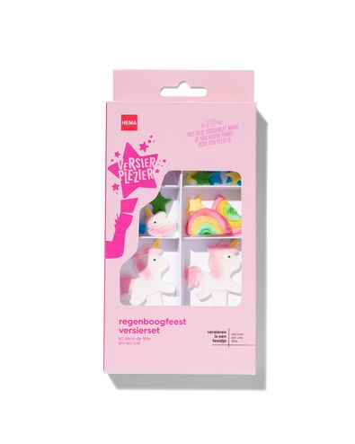 versierplezier eetbare versierset - regenboogfeest - 10280007 - HEMA