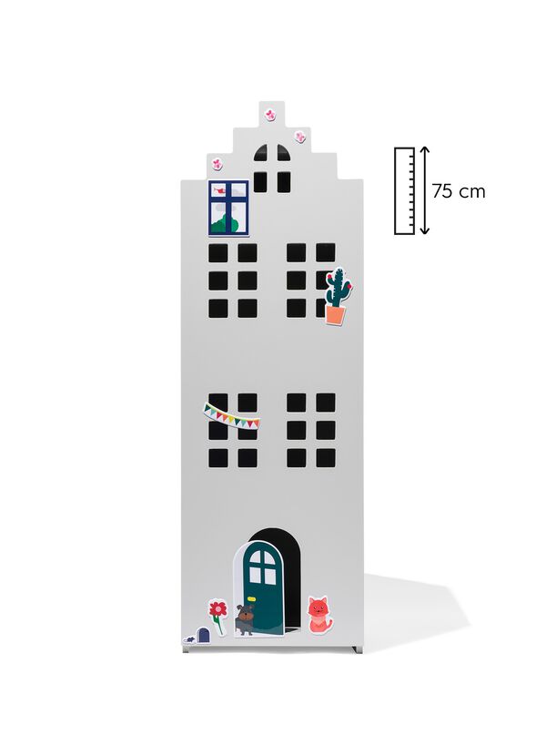 maison de canal en bois 24.5x25x75 gris - 15130162 - HEMA