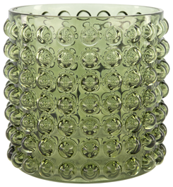 Blumentopf, Glas, Punkte, Ø 13.4 x 13.5 cm - 13322145 - HEMA