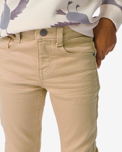 pantalon enfant jogdenim modèle skinny sable 122 - 30776250 - HEMA