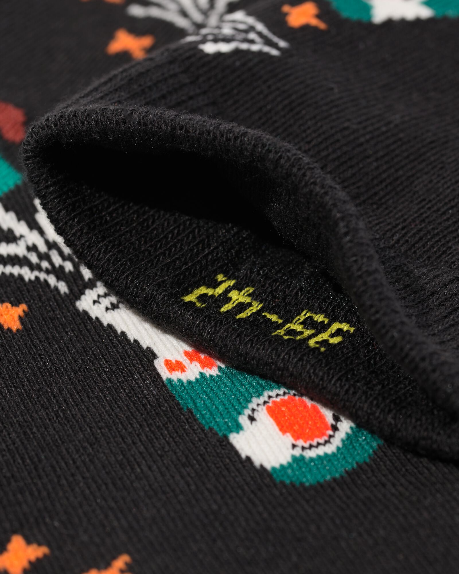 chaussettes pour adultes 'make it pop' noir noir - 4100350BLACK - HEMA