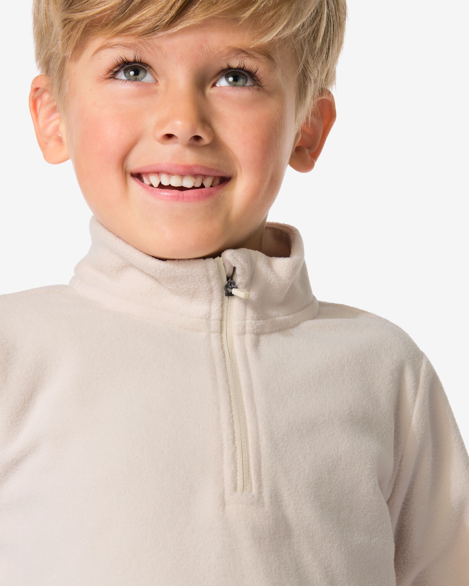 kinder skipully fleece creme - 30650128CREAM - HEMA