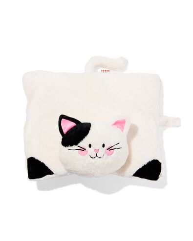 coussin avec couverture doudou chat - 61100095 - HEMA