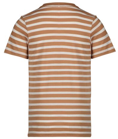 t-shirt enfant rayures marron - 1000026905 - HEMA