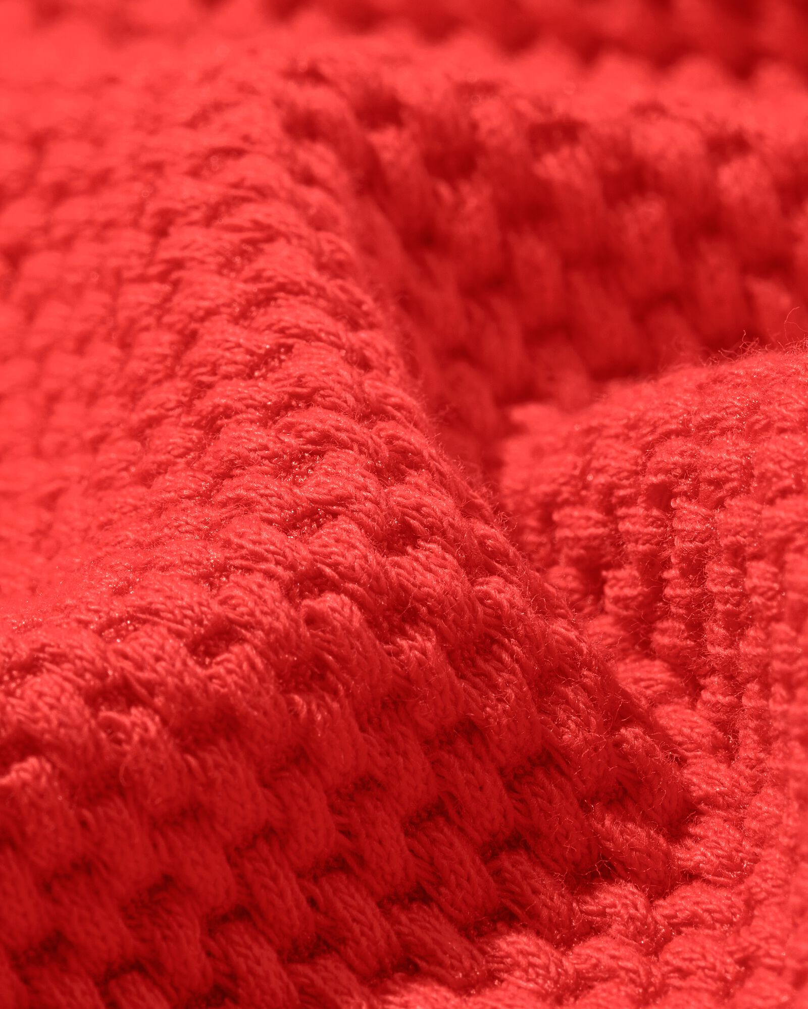 damesshirt Kacey met structuur rood - 36361960RED - HEMA