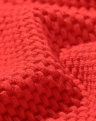 damesshirt Kacey met structuur rood - 36361960RED - HEMA