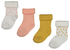 4er-Pack Baby-Socken, mit Bambus gelb 24-30 m - 4720135 - HEMA
