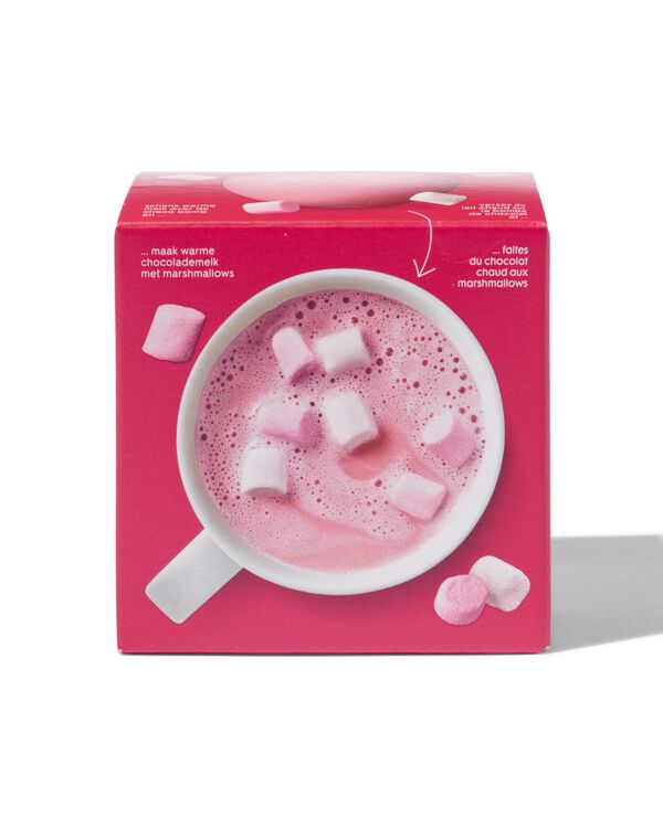 bombe de chocolat chaud - chocolat rose avec marshmallows - 24562253 - HEMA