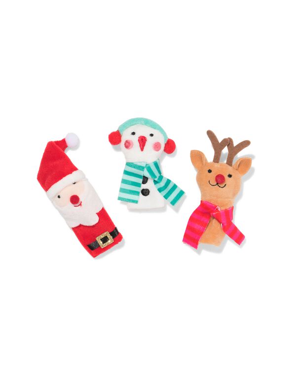 vingerpopjes kerst - 3 stuks - 25300029 - HEMA