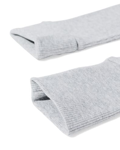 leggings évolutifs côtelés bébé - lot de 2 gris gris - 33045570GREY - HEMA