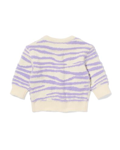 pull b&eacute;b&eacute; z&egrave;bre violet - 33023670PURPLE - HEMA