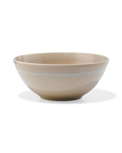 bol &Oslash;16,5cm Monaco fa&iuml;ence marron clair - 9650200 - HEMA