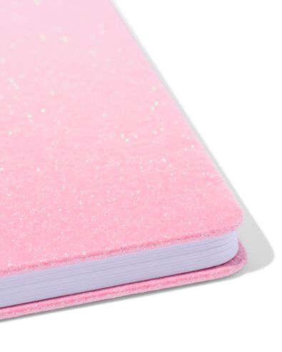 carnet de notes 21 x 15 cm rose paillet&eacute; - 14100232 - HEMA