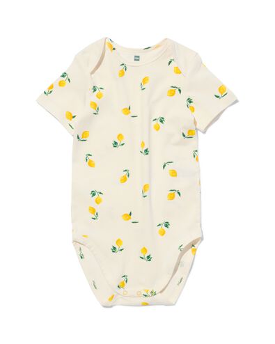 body coton bio avec stretch blanc cass&eacute; blanc cass&eacute; - 33305430OFFWHITE - HEMA