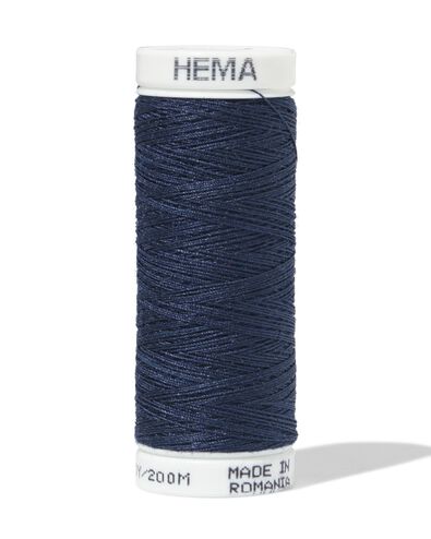 garen 200m blauw - 1400284 - HEMA