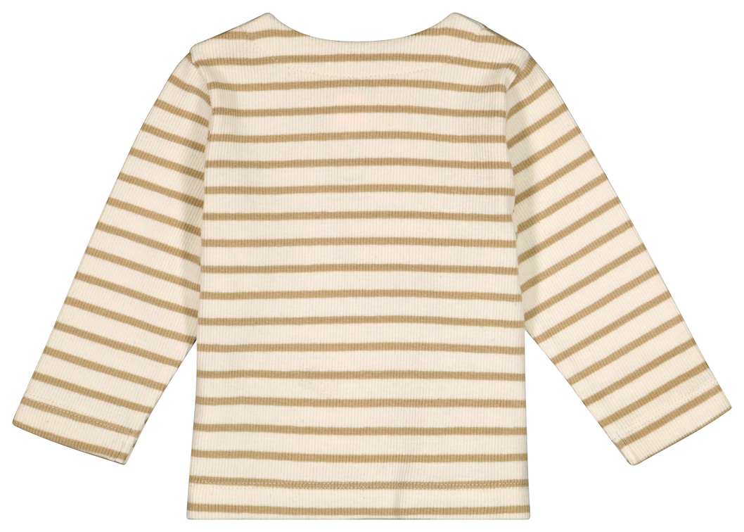 Miffy-Newborn-Wickelshirt, Streifen ecru ecru - 1000028150 - HEMA