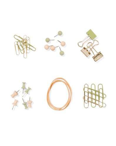 ensemble d&rsquo;accessoires de bureau 6 pi&egrave;ces - 14470091 - HEMA
